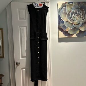 NWOT J.Crew raw hem maxi shirt dress, sold out online